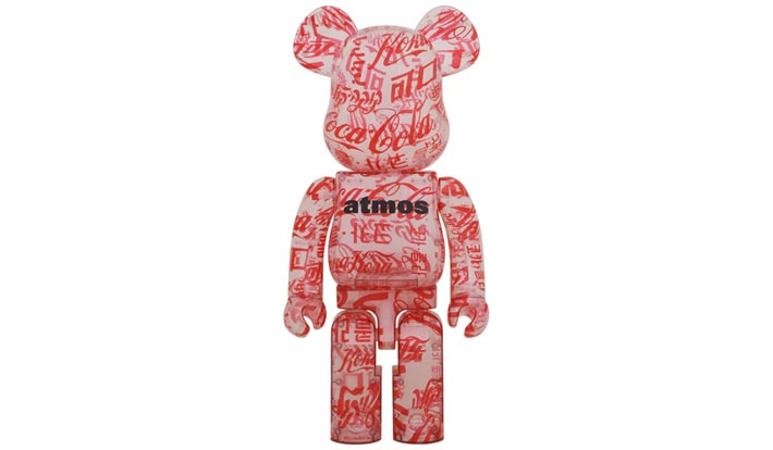BE@RBRICK atmos × Coca-Cola 1000％ CLEAR BODY
