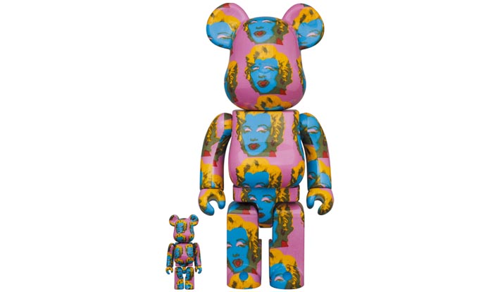BE@RBRICK Andy Warhol Marilyn Monroe #2 100％ & 400％