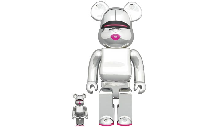 BE@RBRICK SORAYAMA × 2G SILVER Ver. 100％ & 400％