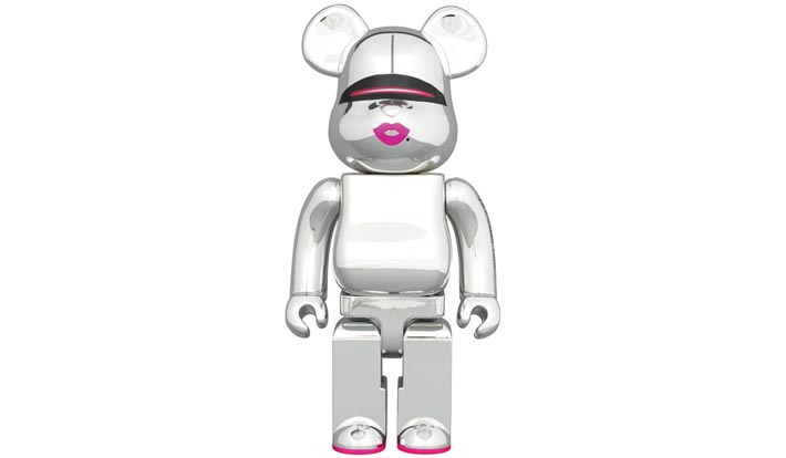 BE@RBRICK SORAYAMA × 2G SILVER Ver. 1000％