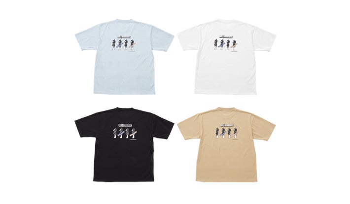 BE@RBRICK×BRIDGE SHIP HOUSE×JUNRed アパレルライン S/S バックプリント TEE