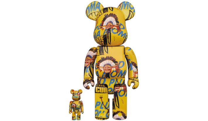 BE@RBRICK Andy Warhol × JEAN-MICHEL BASQUIAT #3 100％ & 400％