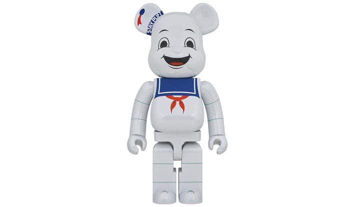 BE@RBRICK STAY PUFT MARSHMALLOW MAN WHITE CHROME Ver. 1000％