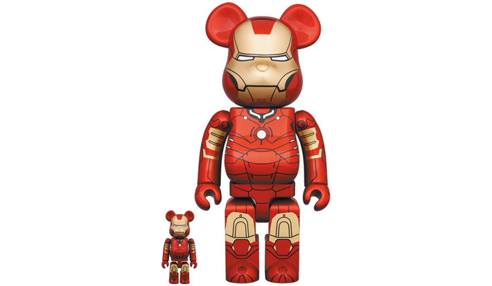 BE@RBRICK IRON MAN MARK III 100％ & 400％