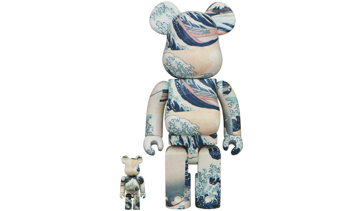 BE@RBRICK 葛飾北斎「神奈川沖浪裏」 100％ & 400％