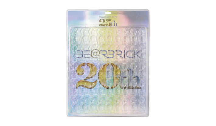 BE@RBRICK DISPLAY BLISTER BOARD MEDICOM TOY 25th ANNIVERSARY LIMITED EDITION
