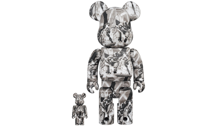 BE@RBRICK BATMAN HUSH (Pencil Art Ver.) 100％ & 400％