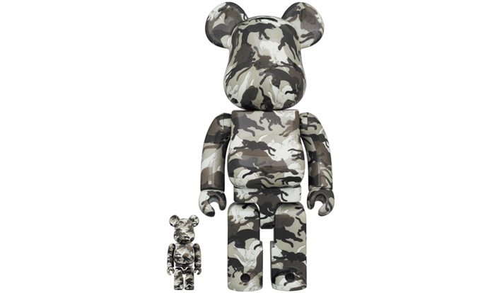 BE@RBRICK 石川真澄「猫しぐさ 名採模様」 100％ & 400％