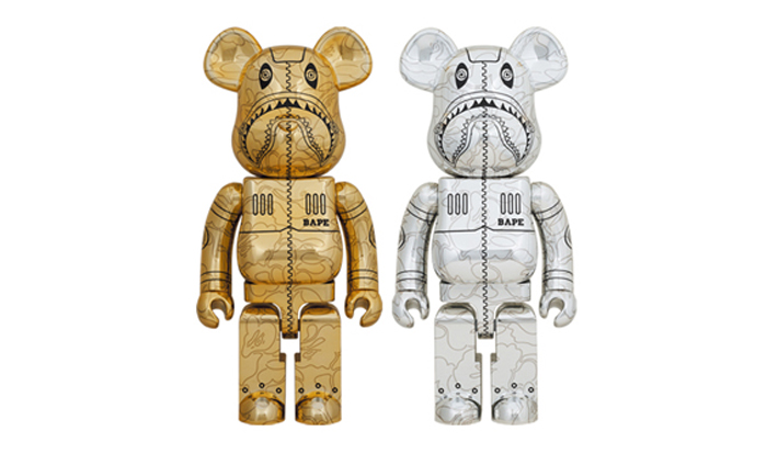BE@RBRICK SORAYAMA × BAPE(R) CAMO SHARK 1000％