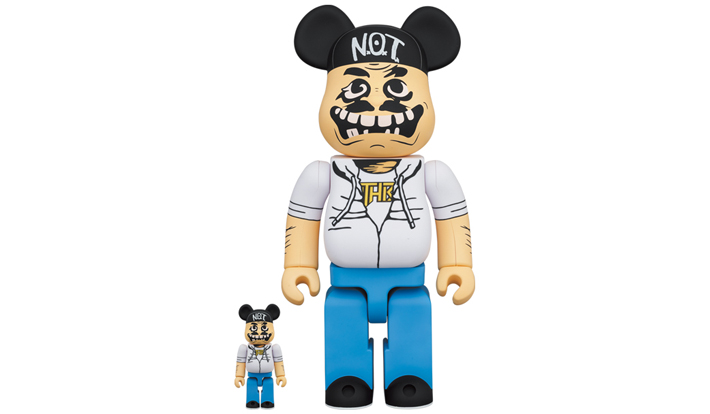 BE@RBRICK ANTHRAX "NOTMAN" 100% & 400%
