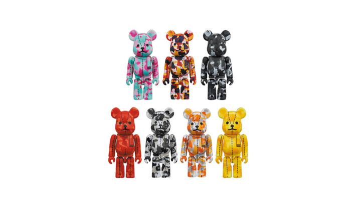 A BATHING APE(R) 28TH ANNIVERSARY BE@RBRICK BAPE CAMO #3