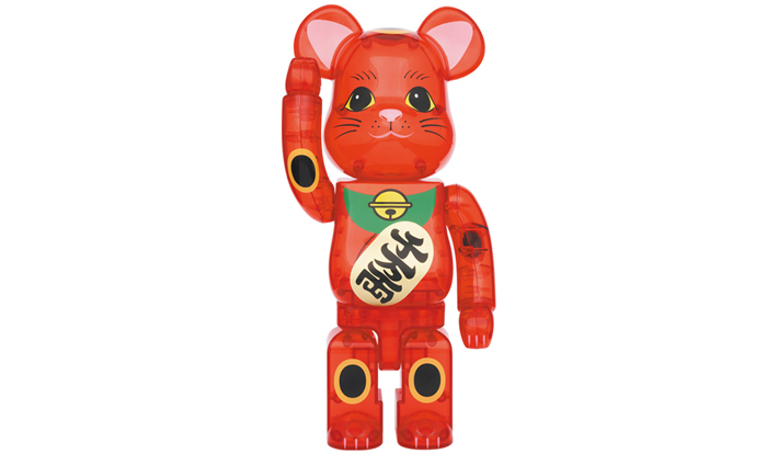 BE@RBRICK 招き猫 梅透明 400%