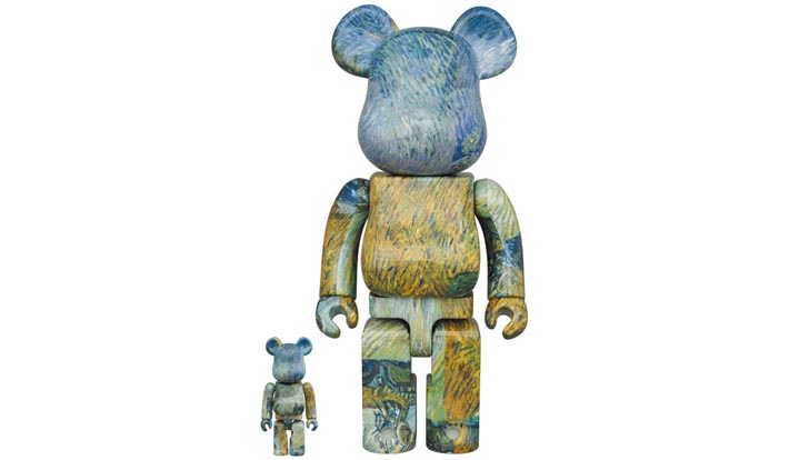 BE@RBRICK Van Gogh "Country Road in Provence by Night" 100％ & 400％