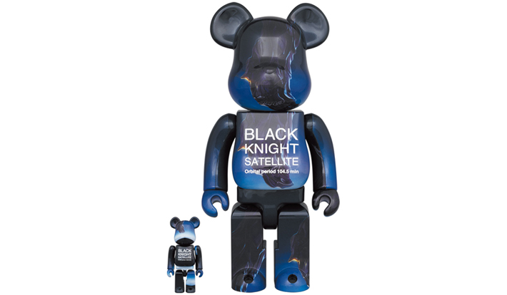 BE@RBRICK BLACK KNIGHT SATELLITE 100％ & 400％