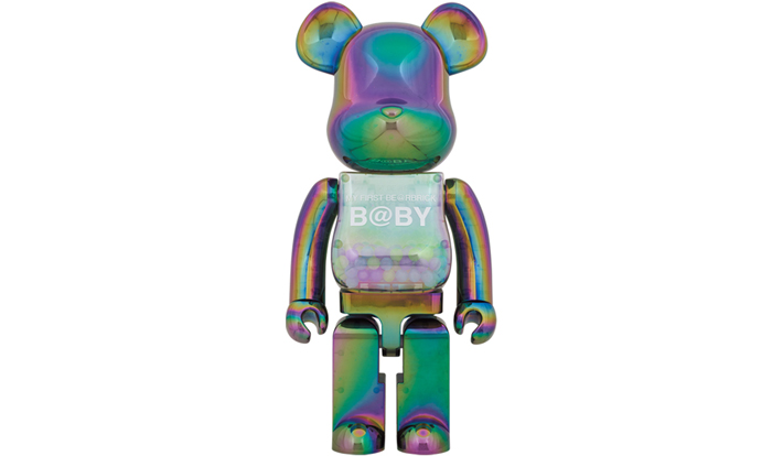 MY FIRST BE@RBRICK BABY CLEAR BLACK CHROME Ver. 1000％