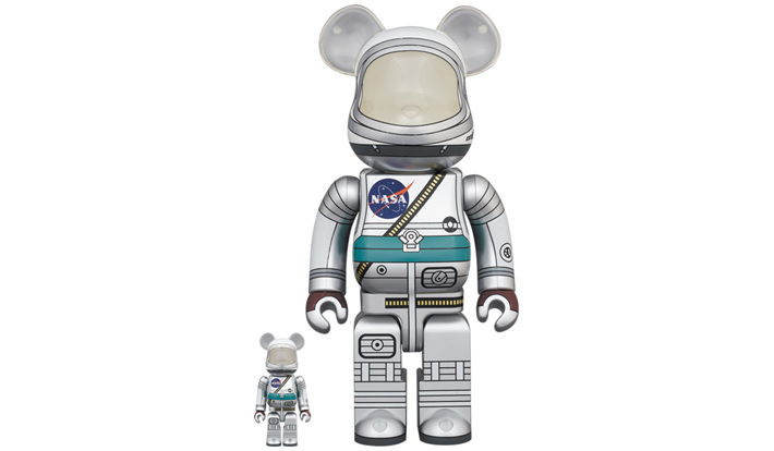 BE@RBRICK PROJECT MERCURY ASTRONAUT 100％ & 400％