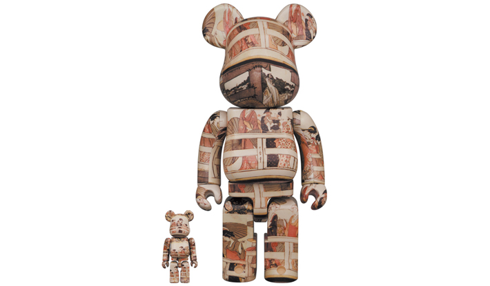 BE@RBRICK 喜多川歌麿 「両国橋の上下」100％ & 400％