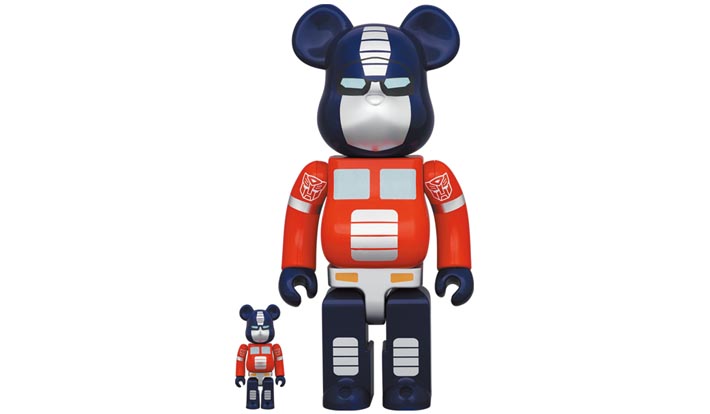 BE@RBRICK OPTIMUS PRIME 100％ & 400％
