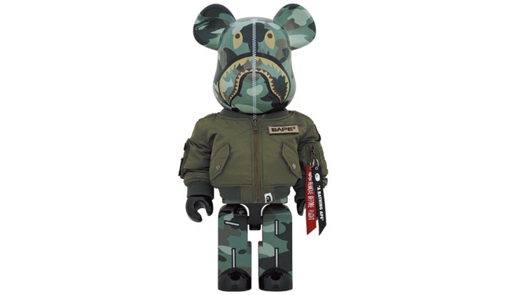BE@RBRICK BAPE (R) × ALPHA 1000％