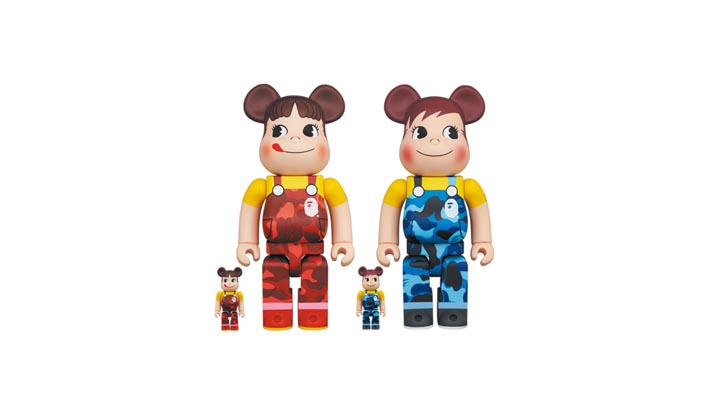 BE@RBRICK BAPE (R) × ペコちゃん & ポコちゃん 100％ & 400％(4体セット)