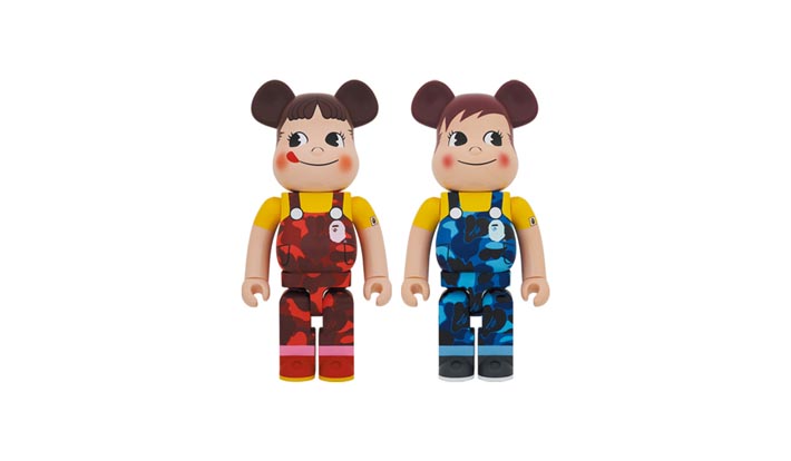 BE＠RBRICK BAPE×ペコちゃん&ポコちゃん1000% 2体セット BE@RBRICK BAPE (R) × ペコちゃん & ポコちゃん 1000％(2体セット