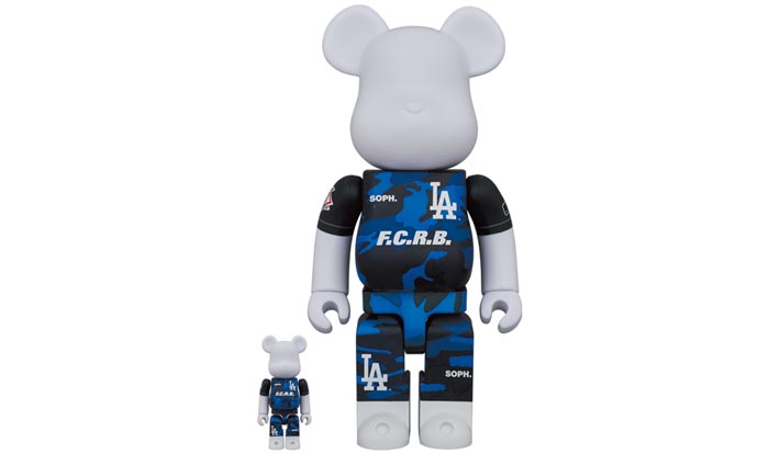 BE@RBRICK F.C.R.B. × MLB 100％ & 400％ (LOS ANGELES DODGERS)
