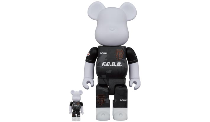 BE@RBRICK F.C.R.B. × MLB 100％ & 400％ (SAN FRANCISCO GIANTS)