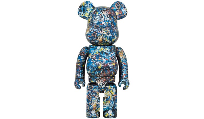 BE@RBRICK Jackson Pollock Studio CHROME Ver.1000％