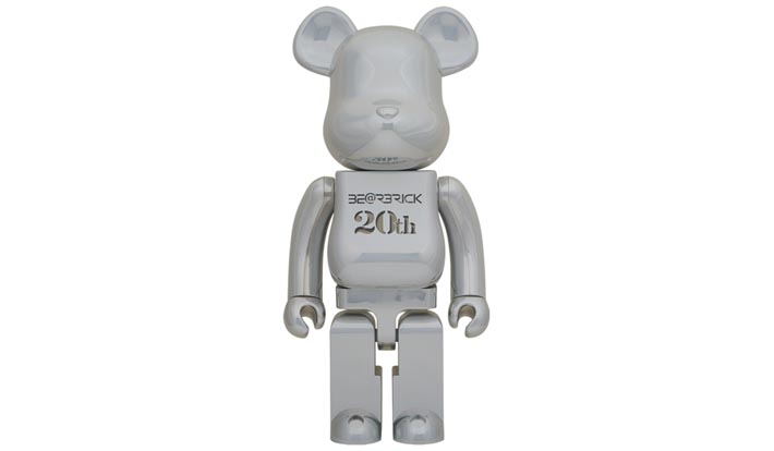 BE@RBRICK 20th Anniversary DEEP CHROME Ver.1000％