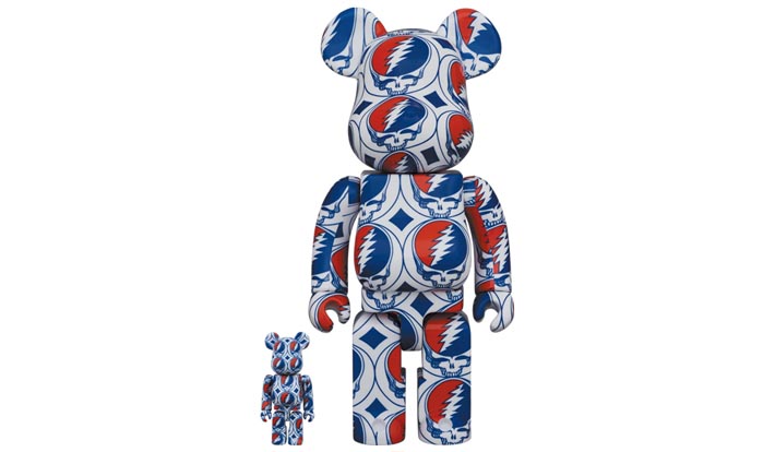 BE@RBRICK GRATEFUL DEAD 100％ & 400％ (STEAL YOUR FACE)