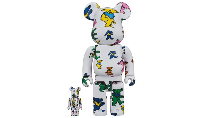 BE@RBRICK GRATEFUL DEAD 100％ & 400％ (DANCING BEAR)