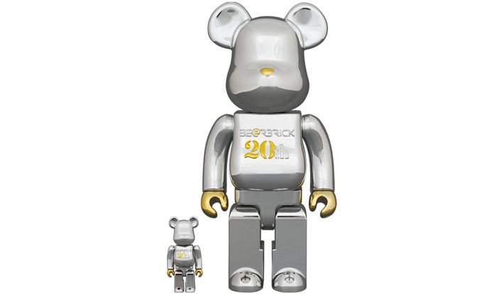 BE@RBRICK 20th Anniversary Model 100％ ＆ 400％