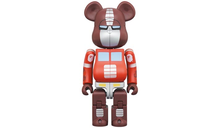 BE@RBRICK × TRANSFORMERS OPTIMUS PRIME BAPE(R) RED