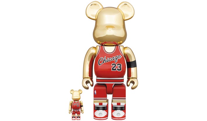 BE@RBRICK Michael Jordan 1985 ROOKIE JERSEY 100％ & 400％