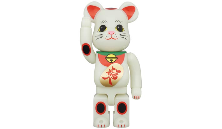 BE@RBRICK 招き猫 福入 蓄光 400％