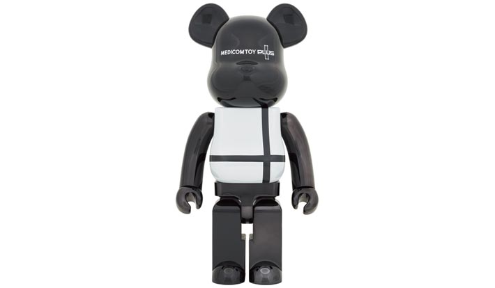 BE@RBRICK MEDICOM TOY PLUS BLACK CHROME Ver. 1000％
