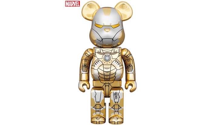 BE@RBRICK SORAYAMA IRONMAN REVERSE 1000％
