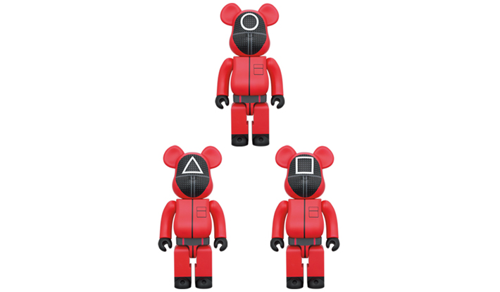 BE@RBRICK SQUID GAME(イカゲーム) GUARD "○/△/□" 1000％