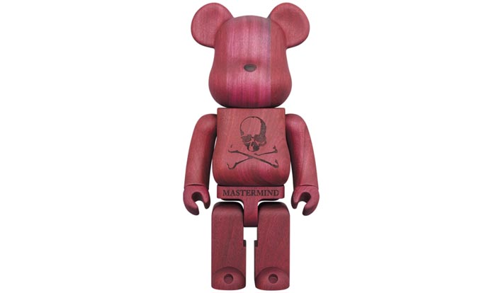 BE@RBRICK カリモク mastermind JAPAN PURPLE HEART 400％