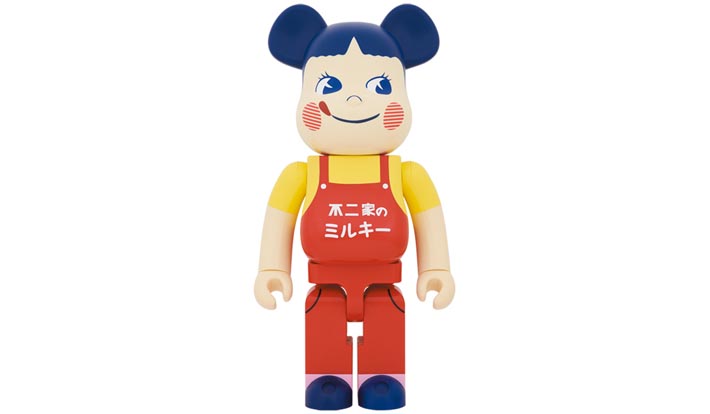 BE@RBRICK ホーロー看板 ペコちゃん 1000％