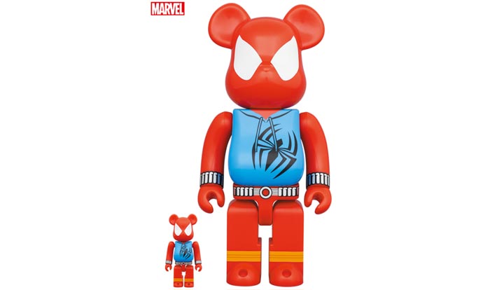 BE@RBRICK SCARLET SPIDER 100％ & 400％
