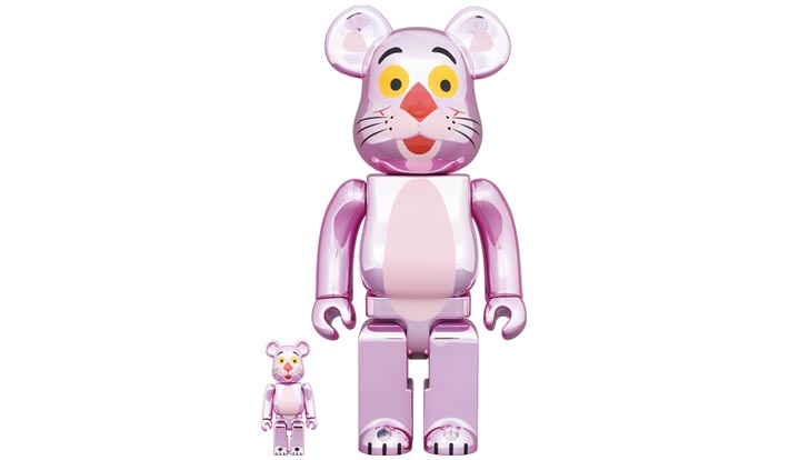 BE@RBRICK PINK PANTHER CHROME Ver.100％ & 400％