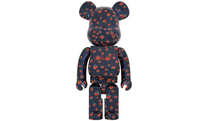 BE@RBRICK MUVEIL "Strawberry Pattern" 1000％