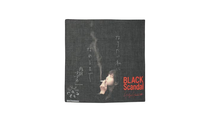 BE@RBRICK BLACK Scandal Yohji Yamamoto × 内田すずめ × S.H.I.P&crew なりたい私になれるまで HANDKERCHIEF.2