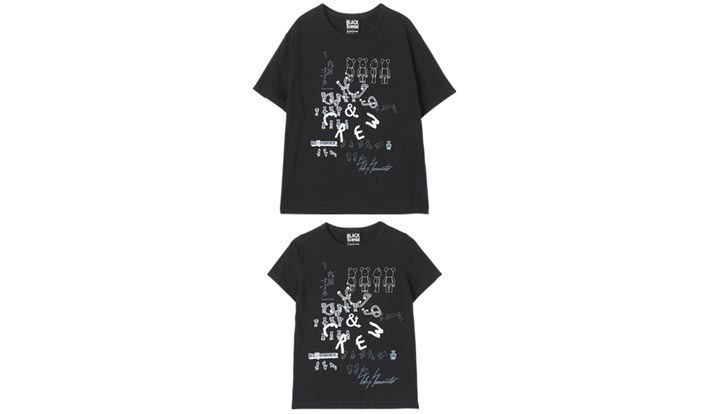 BE@RBRICK BLACK Scandal Yohji Yamamoto × 内田すずめ × S.H.I.P&crew T-SHIRT.2(Men's／Women's)