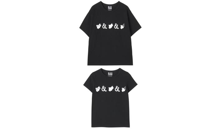 BE@RBRICK BLACK Scandal Yohji Yamamoto × 内田すずめ × S.H.I.P&crew 私の中の私たち T-SHIRT.3(Men's／Women's)