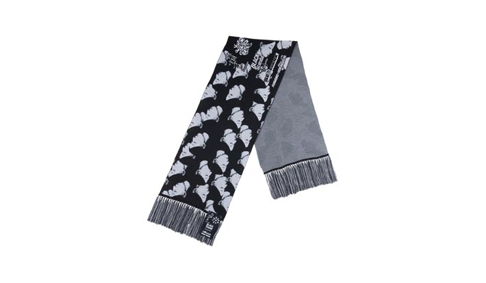 BE@RBRICK BLACK Scandal Yohji Yamamoto × 内田すずめ × S.H.I.P&crew 私の中の私たち KNIT GANG COUNCIL KNIT SCARF 0