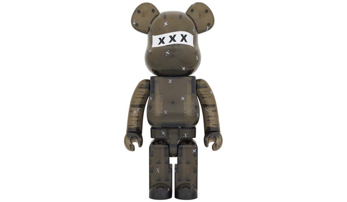 BE@RBRICK GOD SELECTION XXX BLACK CLEAR 1000％