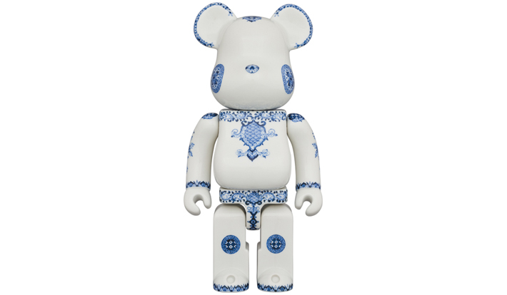 九谷BE@RBRICK 400％ 匠【青華更紗紋】