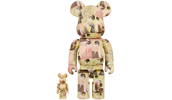 The British Museum BE@RBRICK KITAGAWA UTAMARO "Tōji zensei bijin-zoroi" 100％ & 400％